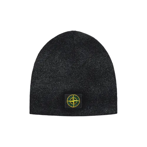 Supreme x STONE ISLAND Смесовая шерсть Шапки-бини Унисекс Черный