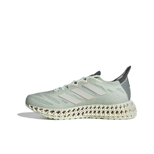 Adidas 4D FWD 3 Амортизация Износостойкие Низкие Кроссовки для Бега Женские Зеленые