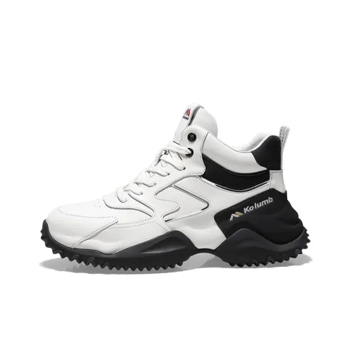 KOLUMB Casual MID Топ Белый Черный Мужской