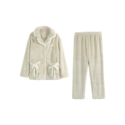 Dorame Светло-зеленый Женские Пижамные Комплекты