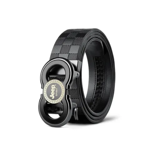 JEEP SPIRIT Автоматическая застежка Роскошь Юность Улучшенный Touch Первый слой Pure Коровья кожа Ремни Мужской Ширина 3,5 см