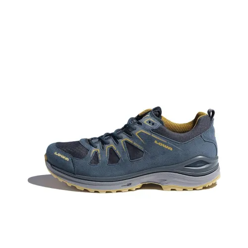 Lowa Беговые кроссовки Low Top Синий/Желтый Мужской