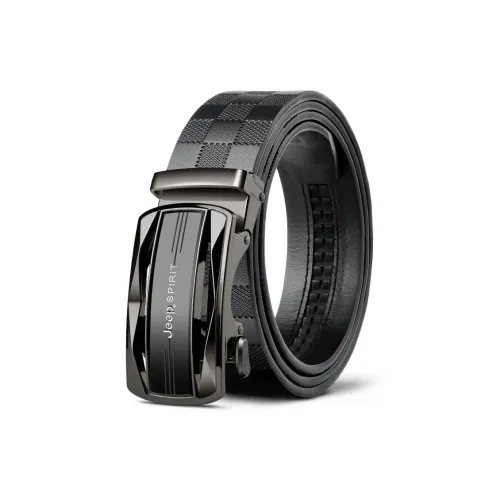 JEEP SPIRIT Корейский стиль YOUNG Casual Business Автоматическая застежка Ремни из коровьей кожи Мужской Ширина 3,5 см