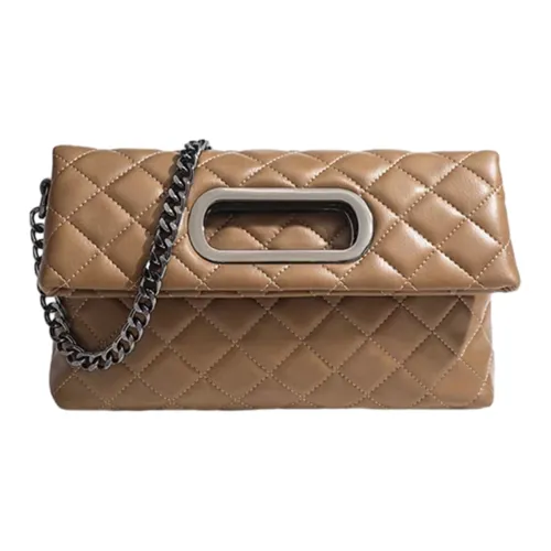 UNITE STAR Вощеная кожа ПУ (полиуретан) Хобо Сумка Двойная цепочка Складная Сумка-ланчбокс Сумка на плечо Стандартная Женская Многоцветная