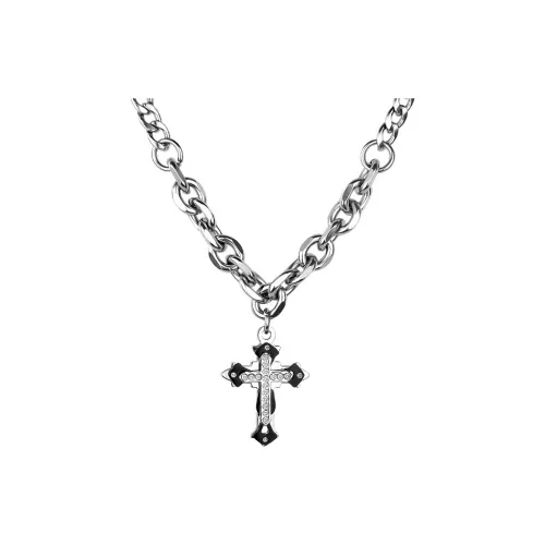 OWO Титановые стальные ожерелья мужские серебряные