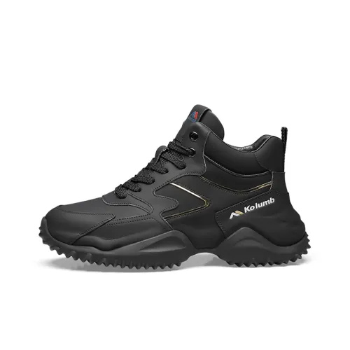KOLUMB Casual MID Топ Черный Мужской