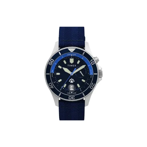 TIMEX EXPEDITION Collection Мужские часы Кварцевый механизм Резиновый ремешок 41 мм Синий циферблат TW2W22000