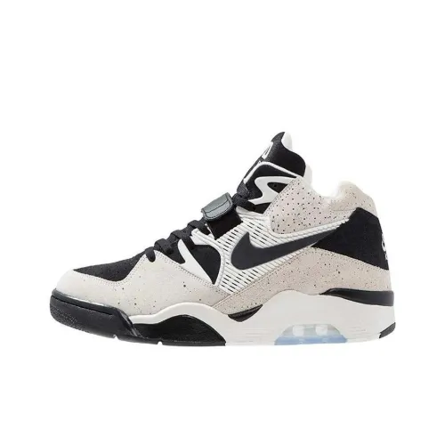 Nike Air FORCE 180 Slip-resistant Амортизация Устойчивость к истиранию MID Топ Скейтбординг Кроссовки Унисекс Черный