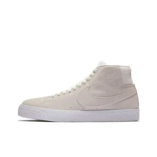 nike SB Zoom Pogo Blazer Mid Decon 'Белый цвет вершины' Амортизация Износостойкий MID Скейтбординг Кроссовки Унисекс Белый