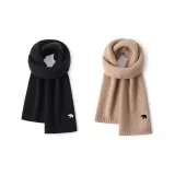 2 шт Шарф (Черный + хаки)