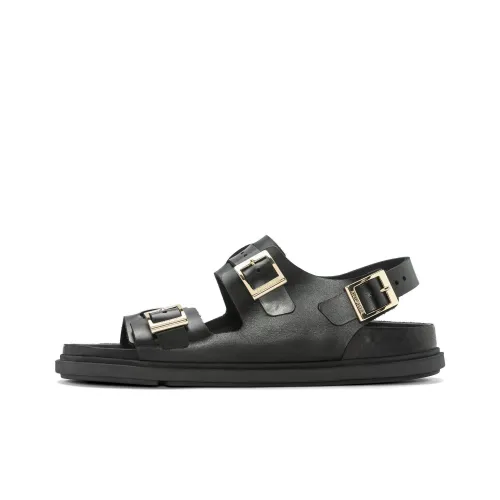 Birkenstock Пляжные сандалии Женские Черные Стандартные