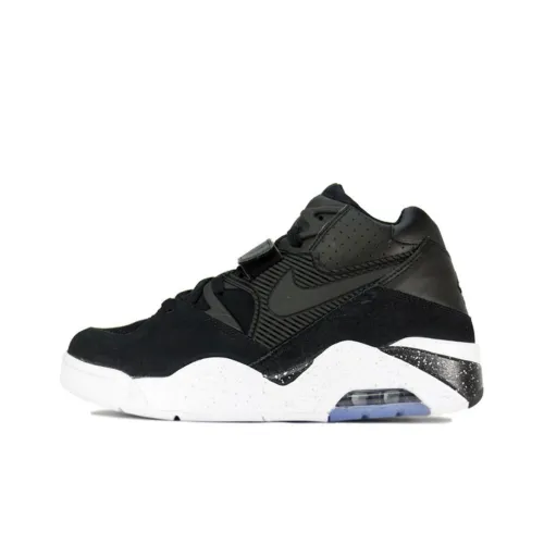 Nike Air FORCE 180 Slip-Resistant Abrasion-Resistant MID Топ Скейтборд Кроссовки Унисекс Черный