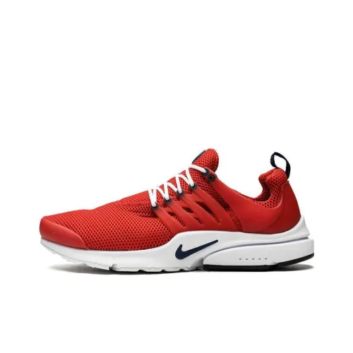Nike Air Presto Slip Resistant Abrasion Resistant Низкий Топ Повседневная обувь Унисекс Красный