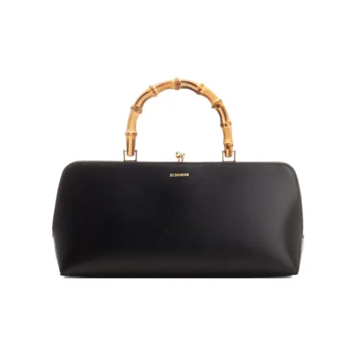 JIL SANDER Goji Телячья кожа Сумка Женская Черная