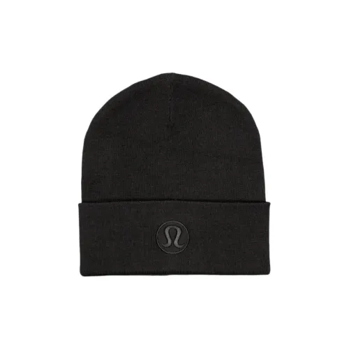 lululemon Шерые шапки Унисекс Черный MLWI Hot Красное вино