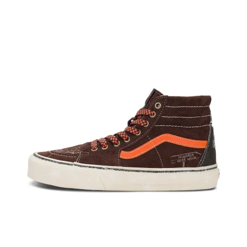 Vans SK8 Кеды Высокие Коричневые Апельсиновые Унисекс