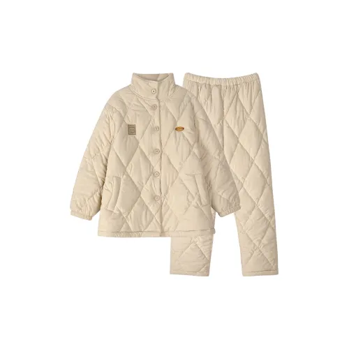 Same Language Женские, Абрикос Женские Пижамные комплекты