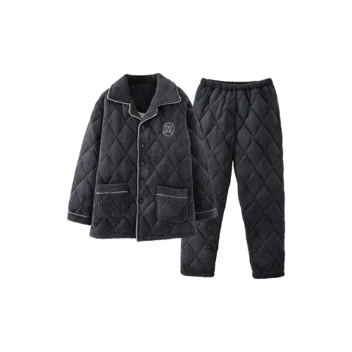 THREEGUN Sqlm228 Темно-серый Мужской Пижамный комплект