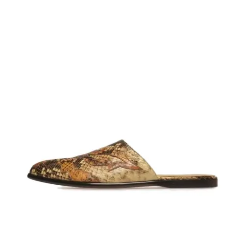 BALLY Домашние тапочки с резиновым покрытием мужской желтый