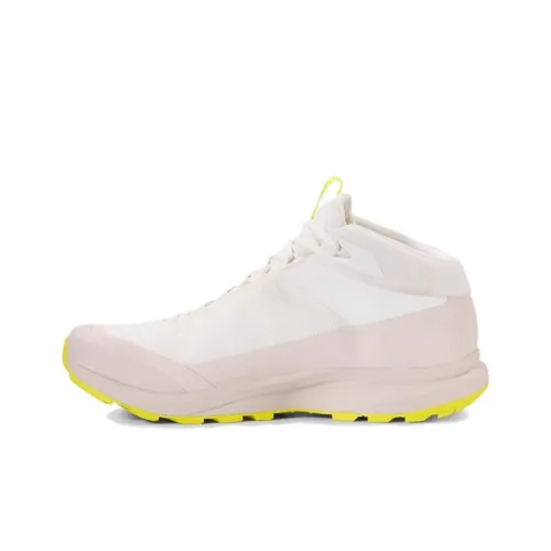 Arcteryx Aerios Дышащий MID Беговые кроссовки Унисекс Белый Зеленый