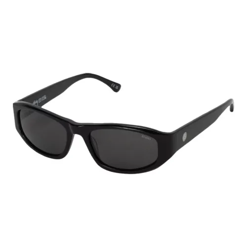 Stussy Нерегулярная форма Солнцезащитные очки Унисекс Черный