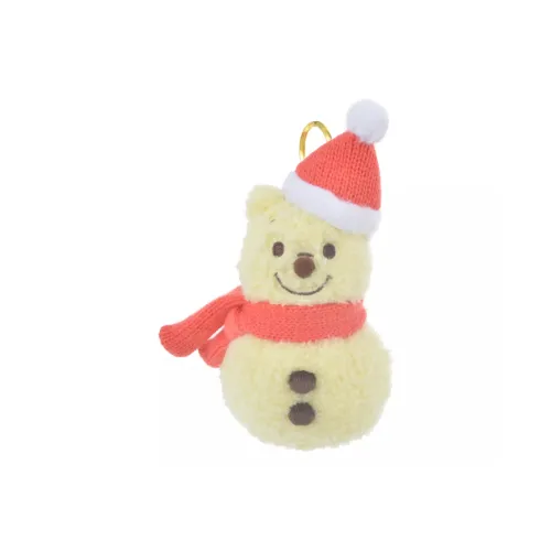 Disney Зимний Винни-Пух Кукла Кольцо для ключей Снеговик Стиль Куклы Плюшевый Брелок 20 см Высота