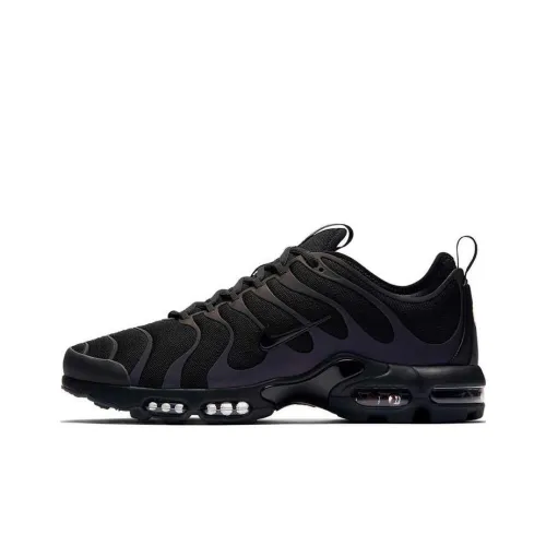 Nike Air Max Plus TN Ultra Амортизация Износостойкий Низкий Топ Повседневная Обувь Мужская Черная