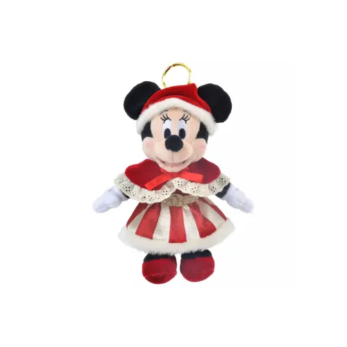Disney Minnie Рождественская коллекция Брелок Кукла Плюшевая Подвеска 17 см Высота