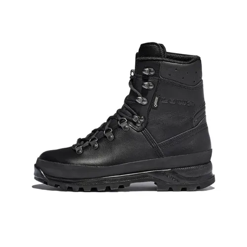 Lowa MOUNTATIN Boot GTX Амортизация Устойчивость к истиранию Дышащий Верх Уличная обувь Мужская Черная