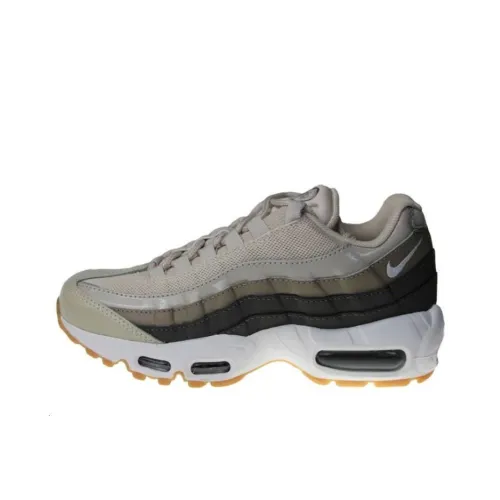 Nike Air Max 95 Desert Sand Амортизация Износостойкий Низкий Топ Повседневная Обувь Женская Серый