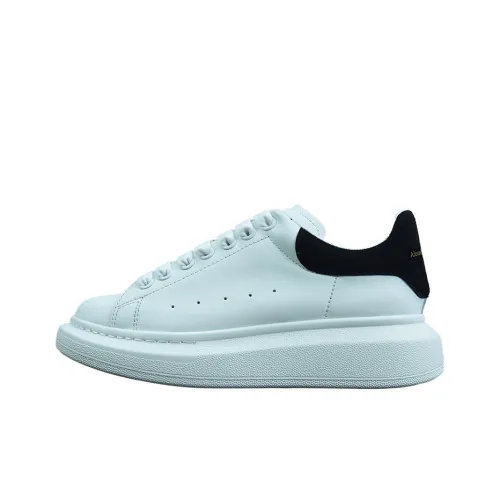 Alexander McQueen Larry Low Топ Скейтборд Кроссовки Мужские Белый Черный