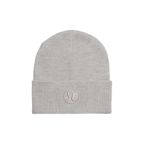 lululemon Смесовая шерсть Шапки-бини Унисекс Серый