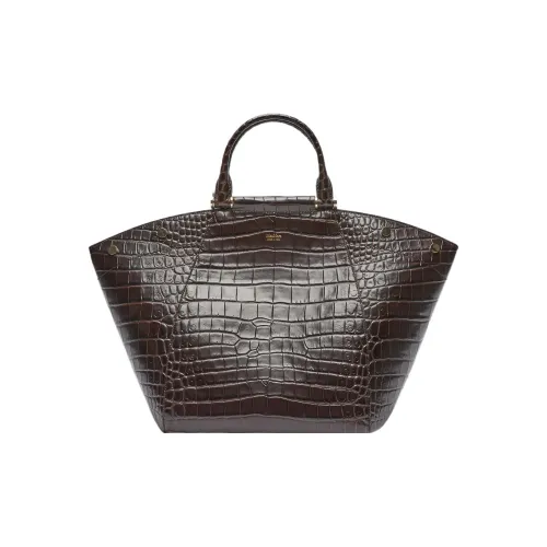 MaxMara Сумка из коровьей кожи сумка-тоут сумка через плечо сумка среднего размера женская цвет умбра