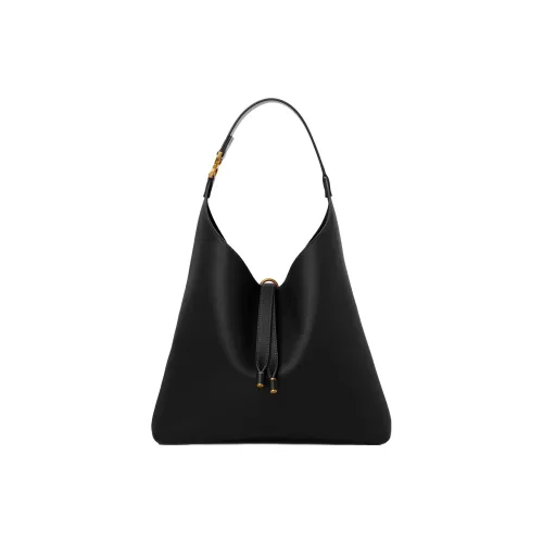 Chloe Marcie с текстурой Телячья кожа Сумка-хобо Сумка Сумка через плечо Женская Черная