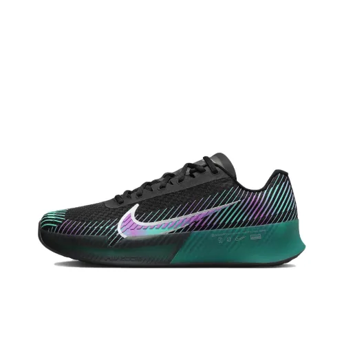 Nike Air Zoom Vapor 11 Low Топ Кроссовки для тенниса Мужские Фиолетовые Зеленые