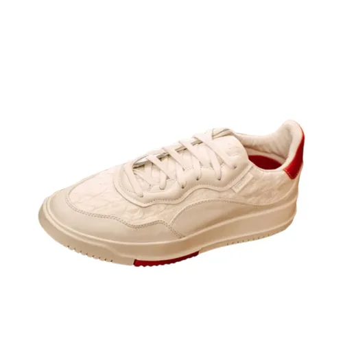 Extra Butter x Adidas Originals SC Premiere 'Cableknit 2,0' Противоскользящие низкие скейтбординговые кроссовки Slip мужские белые и красные