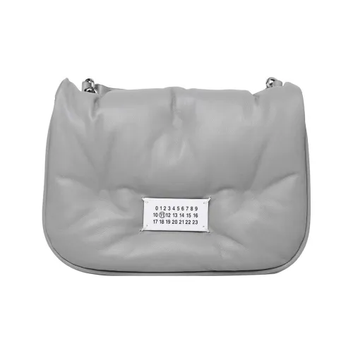 Maison Margiela Glam Slam С рельефной кожей наппа сумка через плечо женская серая