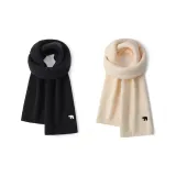 2 шт Шарф (Черный + Бежевый)