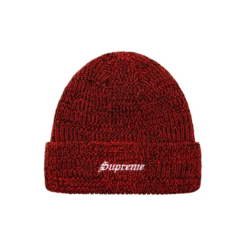 Supreme Акриловые шапки-бини унисекс красный черный синий зеленый фиолетовый