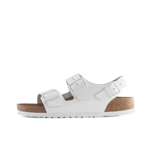 Birkenstock Пляжные сандалии Унисекс Белый Узкая версия