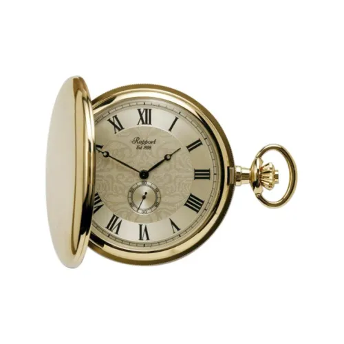 RAPPORT Кварцевый механизм PVD карманный часы 53 мм унисекс золото