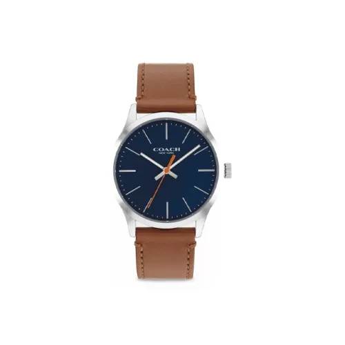 COACH Кварцевый механизм Мужские часы 39 мм Синий