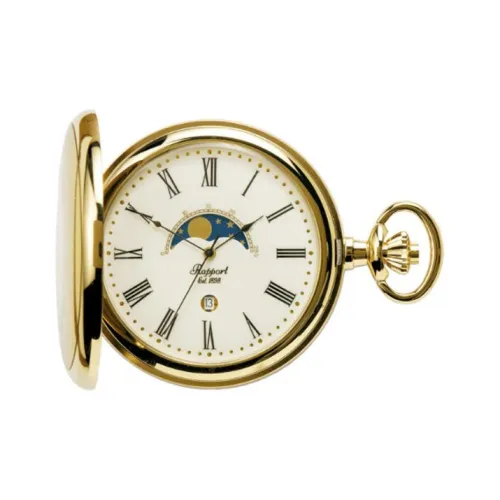 RAPPORT Кварцевый механизм металл карманные часы 50 мм унисекс золото