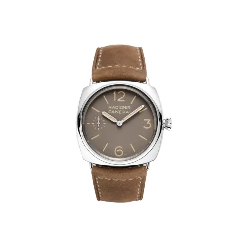PANERAI Ручной механизм Мужские часы RADIOMIR Коллекция 45 мм Коричневый