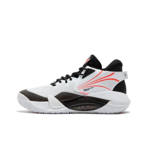 361° Thorns Баскетбольные кроссовки MID Топ Белый черный Мужской