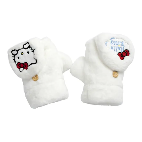 Санрио Полиэстер Трикотаж Перчатки Женские