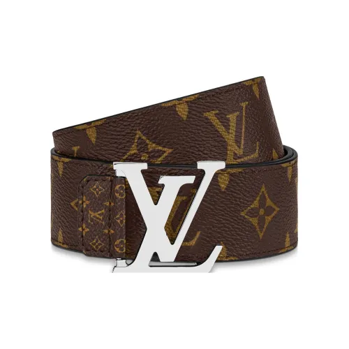 LOUIS VUITTON Initiales Телячья кожа Кожаные ремни Мужской Многоцветный 4CM