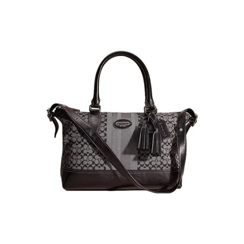 Coach Molly Patched Ткань Тоут Сумка Сумка для покупок Сумка Сумка через плечо Сумка через плечо Большая Женская