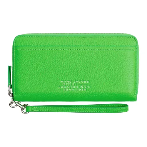 MARC JACOBS Полное зерно кожа Кошелек Женские Зеленый