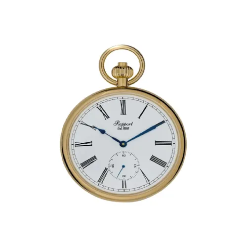 RAPPORT Ручной механизм металлический карманный часы 52 мм унисекс золото
